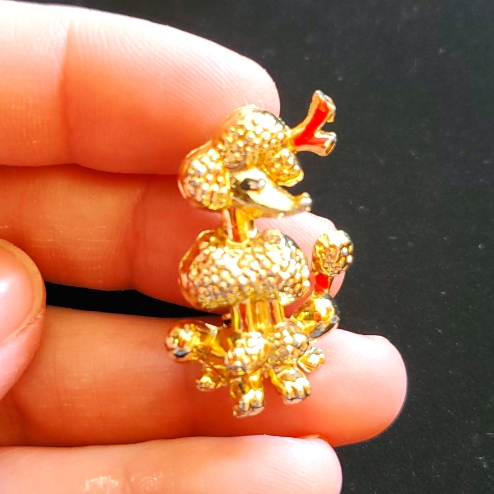 🔸️5/$25🔸️Vintage Poodle Brooch
